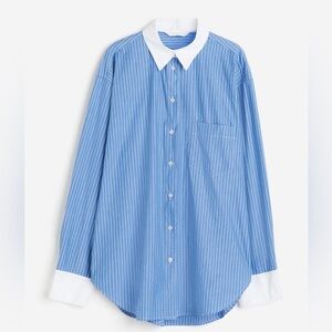 Oversized Poplin Shirt | New without Tags |
